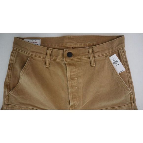 GAP Flex 802511 Men's Sz 28x28 Brown Original Slim Straight Utility Pants $80 - Picture 7 of 11